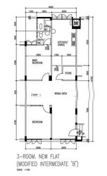 Blk 107 Yishun Ring Road (Yishun), HDB 3 Rooms #629320811